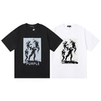 PURPLE  fashion T-shirt
