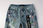 PURPLE  Fashion Jeans 9072