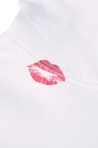 VLONE RED LIPSTICK OG EMBROIDERED HOODIE (white)