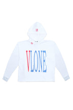 VLONE RED LIPSTICK OG EMBROIDERED HOODIE (white)