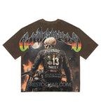 Godspeed Biker Nation Tee Mocha Brown