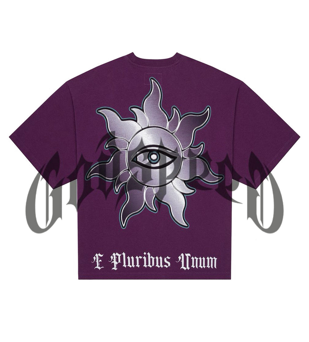 Godspeed JFK to MIA Tee Purple