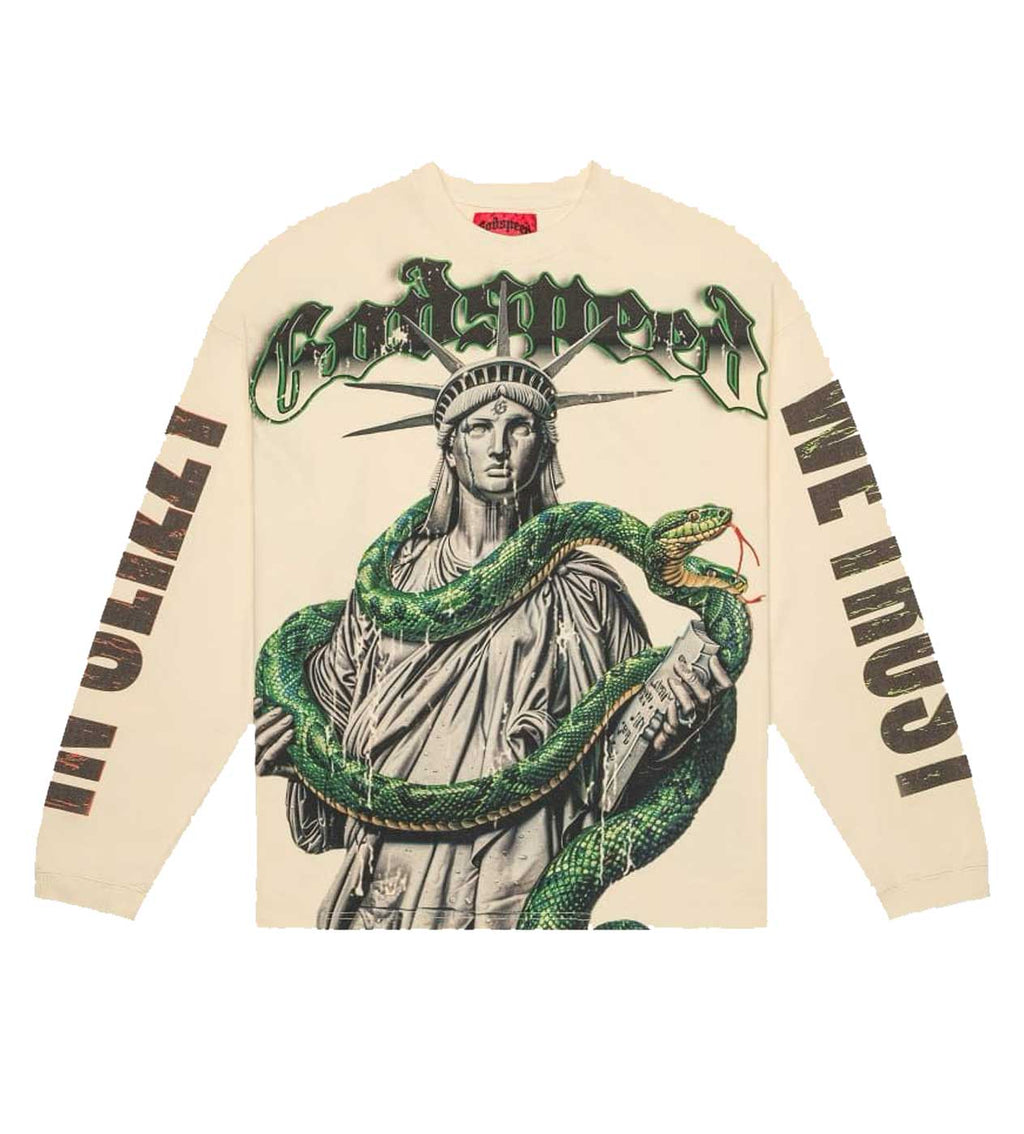 Godspeed Top 5 Slizzy L/S Tee Bone