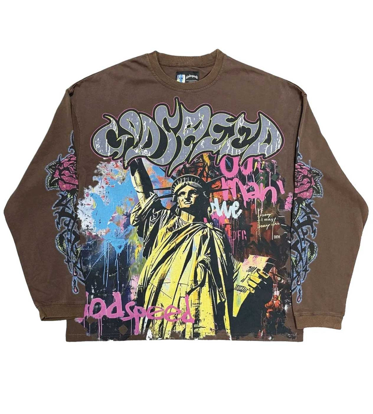 Godspeed Vandal L/S Tee Brown