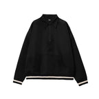 Fifth Collection Half Zip Satin Coaches Jacket justin bieber same style