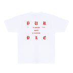 PURPLE  fashion T-shirt