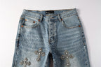 PURPLE  Fashion Jeans 5098